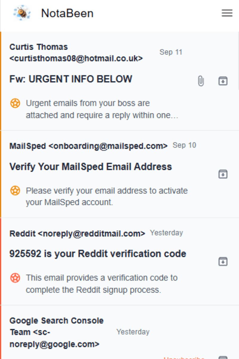 NotaBeen Product Screenshot Mobile